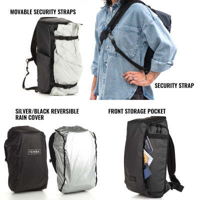 Borsa a tracolla Solstice V2 16L Nera — immagine 5
