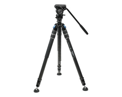 Treppiede video in carbonio SVS60 con Twist Lock rapido e Testa video S3 — immagine 2