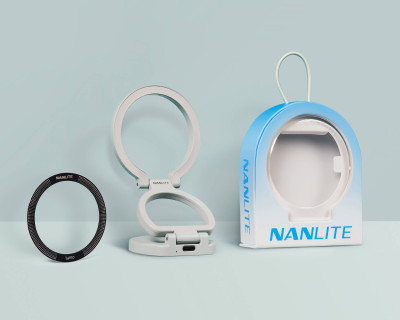 lumo Bi-Color Phone Ring Light con Magsafe - Mint Blue — immagine 10