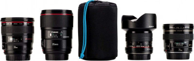 Soft Lens Pouch 13x9cm - Black — immagine 3