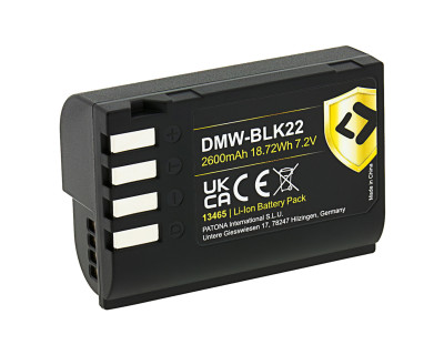 Batteria PROTECT Panasonic DMW-BLK22 (DC-S5, G9, GH5, GH5S. GH6) — immagine 2
