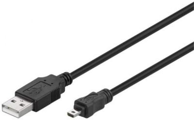 Cavo Mini USB (Tipo B 8-Pin) Hi-Speed Nero 1,8 metri