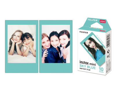Instax Mini Film Sky Blue Frame 10 fogli — immagine 2