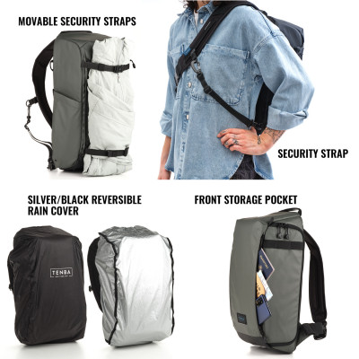 Borsa a tracolla Solstice V2 16L Grigia — immagine 5