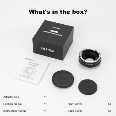 Adattatore EF-FX1 Pro Autofocus Canon EF/EF-S su Fuji X — immagine 7