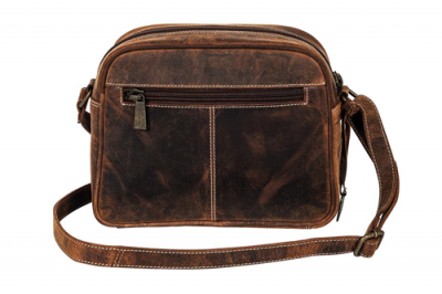 GILLIS TRAFALGAR COMPACT 7734G BORSA IN PELLE MARRONE VINTAGE — immagine 4