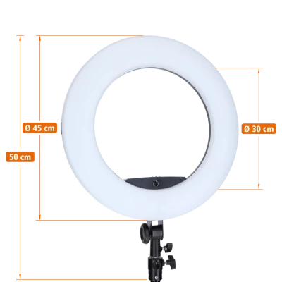Lumen Ring light a LED bicolor — immagine 4