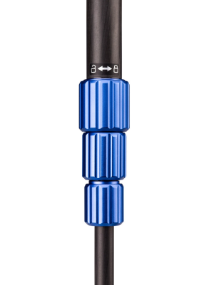 Treppiedi Super Slim C-08 carbonio + testa N00 — immagine 4