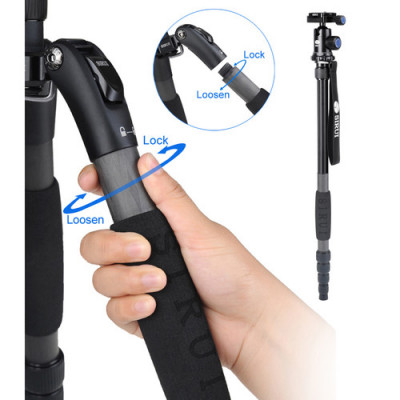 Treppiede in Fibra di Carbonio A-1205 + Testa a sfera Y-11 — immagine 5