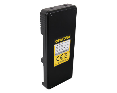 Caricabatterie doppio con LCD per Sony NP-F550 F750 F970 FM50 FM500HA1 — immagine 4