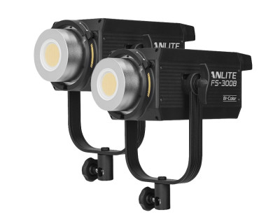 Kit 2pz Luce LED SPOT FS-300B Bicolor 350W + stativi LS-150-5/8 + custodia — immagine 2
