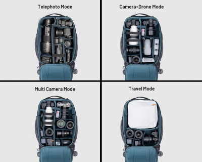 Roller Camera Backpack 30L - Space Black — immagine 2