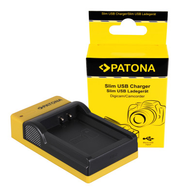 Caricabatteria slim micro-USB per Canon LP-E10 (EOS 1100D, Rebel T3) — immagine 4