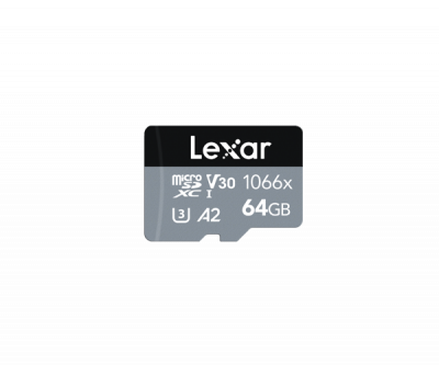 64GB MicroSDXC 1066x UHS-I C10 V30 (160MB/s Lett - 70MB/s Scritt) — immagine 3
