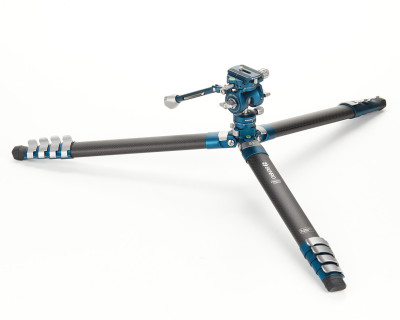 Treppiedi CYANBIRD TCBC15 in carbonio + Testa ibrida FS20 PRO — immagine 5
