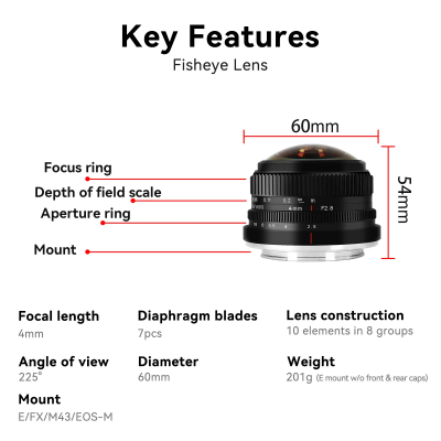 4mm F2.8 FISHEYE Fujifilm X — immagine 3