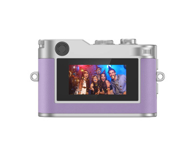 Mini Fotocamera Lilla - Portachiavi Digitale Gadget & Idea Regalo — immagine 4