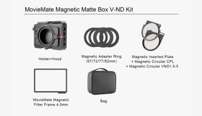 MovieMate Magnetic Matte Box V-ND Kit