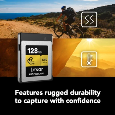 CFexpress Tipo B 128GB Gold Professional Hi-speed (R 1750 MB/s - W 1500 MB/s) — immagine 3