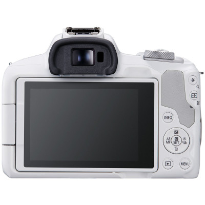 EOS R50 white + RF-S 18-45mm f/4.5-6.3 IS STM — immagine 4