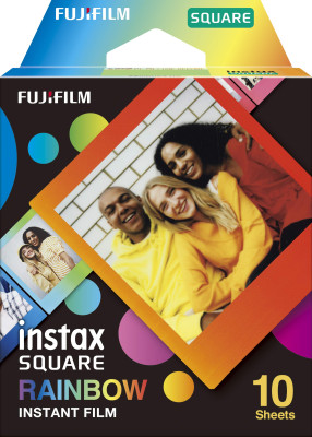Instax SQUARE Film 6X6 Rainbow 10 fogli