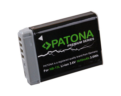 Batteria Premium Canon NB-13L (PowerShot G9X, G7X, G7X Mark II, G7X Mark III, G5X, SX720 HS) — immagine 2