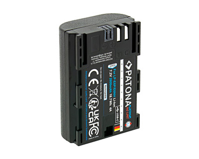 Batteria Platinum LP-E6P per Canon EOS R5 Mark II (USB-C input) — immagine 3