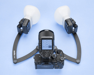 Macro Flash MF12-DK2 kit fotografia odontoiatrica per Sony (incl. staffa doppia) — immagine 2