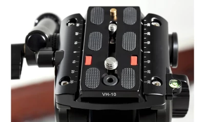 Monopiede P-325FS VIDEO Carbonio + Testa Video VH-10 — immagine 8