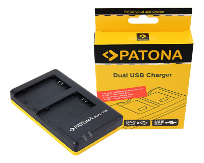 Dual Quick Charger Sony NP-FZ100 (A6600, A7R V, A7 IV, A7 III, A7 R III, A9 II, A9 III, FX3, FX30) incl. cavo MicroUSB