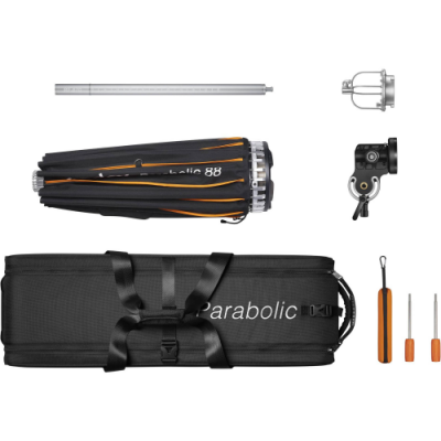 Kit Riflettore Parabolico 88cm LIGHT FOCUSING SYSTEM — immagine 2