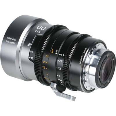 60mm T1.9 IronStar Anamorphic 1.5x FF Cine EF/PL Mount - Blue Flare — immagine 4