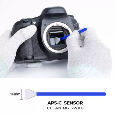Kit 10 swab per pulizia sensore APS-C + liquido 20 ml — immagine 4