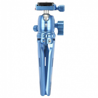 TREPPIEDE 3T-15B+B-00B CON TESTA IN ALLUMINIO BLU — immagine 2