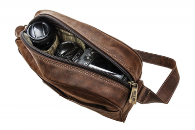 GILLIS TRAFALGAR COMPACT 7734G BORSA IN PELLE MARRONE VINTAGE — immagine 5