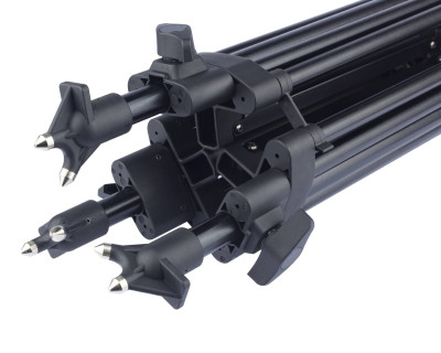 Treppiede video/broadcast SH25 in alluminio con testa fluida — immagine 7
