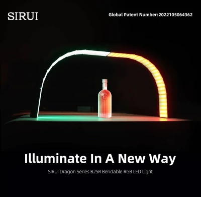 Luce LED RGB a pannelli pieghevoli Dragon B25R — immagine 5