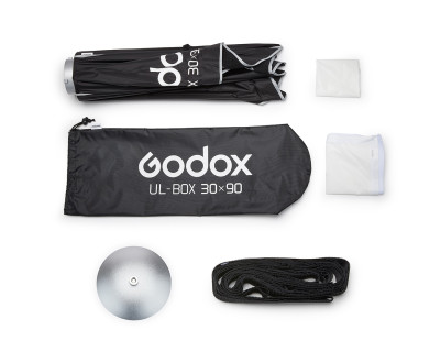 Softbox rettangolare Quick Release 30x90 Bowens (serie UL) — immagine 5