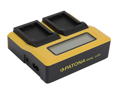 Caricabatterie doppio con LCD per Nikon EN-EL25 (Z30, Z50, Z fc) — immagine 2