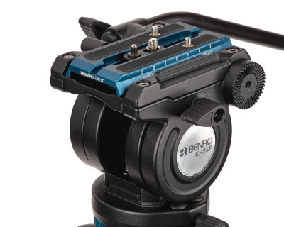 KH26PC Treppiede video con testa fluida — immagine 5