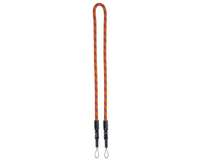 Tracolla fotocamera BRAID 120 - 120cm - Arancione/Blu — immagine 2