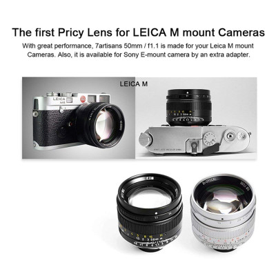 50mm f/1.1 x Leica M Silver — immagine 2