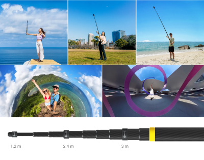 Selfie Stick Edizione Estendibile Migliorata (3 metri) — immagine 6