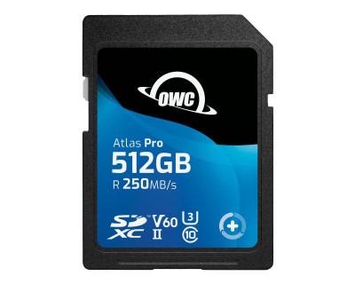 512GB Atlas Pro SDXC UHS-II V60 R250 MB/s W 130 MB/s