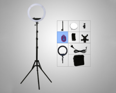 RL-18II KIT01 Ring LED Light con alimentazione