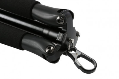 Treppiede T-005SK in alluminio Nero + Testa a Sfera B-00K — immagine 3