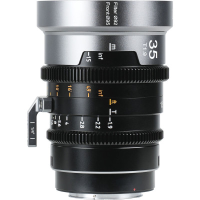 35mm T1.9 IronStar Anamorphic 1.5x FF Cine EF/PL Mount - Neutral Flare — immagine 2