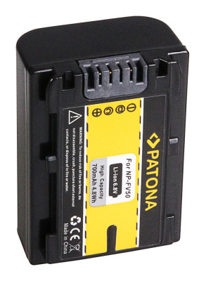 Batteria NP-FV50 per Sony HDR-CX110, HDR-CX170, NP-FV30, NP-FV50, NP-FV100 — immagine 4