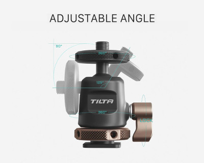 Mini supporto testa a sfera con attacco Cold Shoe — immagine 3