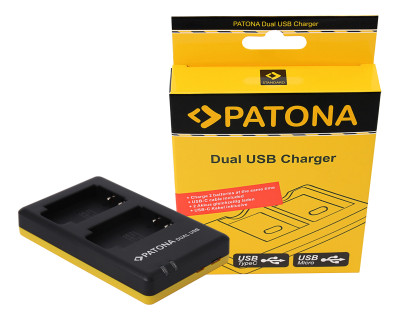 Dual Quick-charger Sony NP-BX1 (cavo USB incl.)